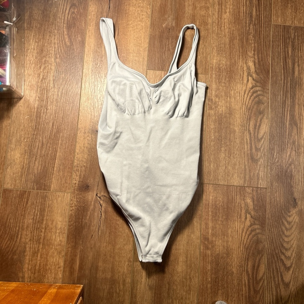 Baby blue body suit
